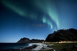 北極光,羅弗敦,挪威
