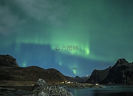 北極光,羅弗敦,挪威