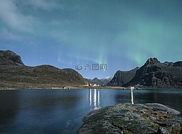 北極光,羅弗敦,挪威