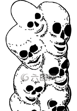 头骨,死亡,头