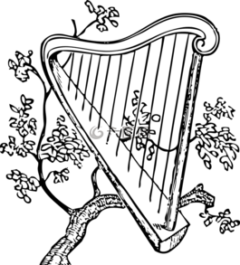 豎琴,音樂,儀器