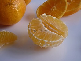 水果,健康,橙色