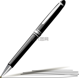 筆,黑,墨水