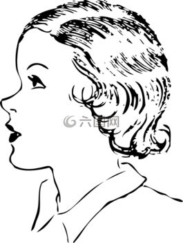 女子,侧剖面,脸