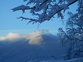radhošť,冬天,山