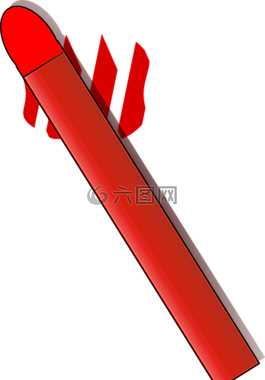 蜡笔,红色,颜色