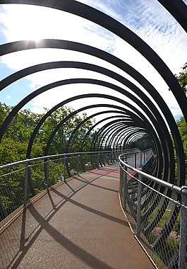 橋,螺旋,夏季
