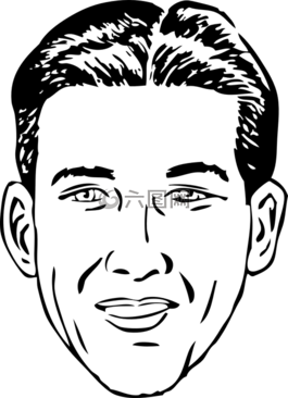 頭,臉,男子