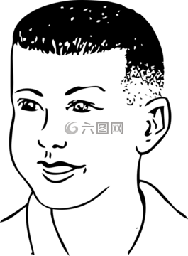 男孩,脸,头