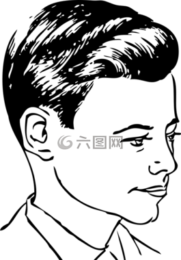 男孩,脸,侧剖面