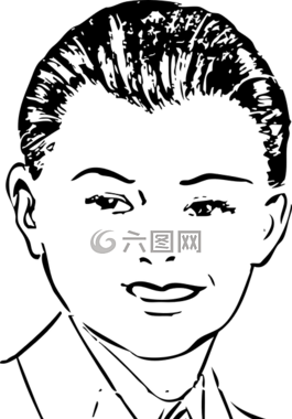 男,臉,頭