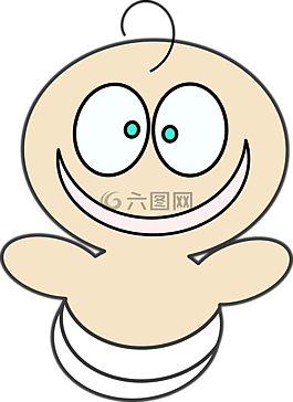 婴儿,微笑,可爱的