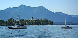 景觀,chiemgau,基姆湖
