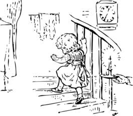 兒童,攀登,樓梯