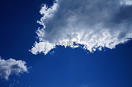 天空,云,清