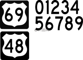 公路,路,符號