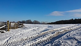 冬天,痕跡,雪
