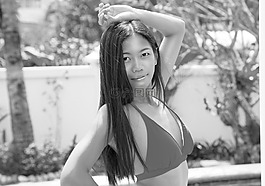 泰國(guó)女士,游泳套房,性感