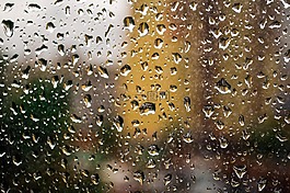 雨,窗口,玻璃