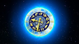 十二生肖,繁星點點的天空,時鐘