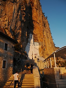 修道院,黑山,巖