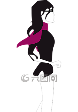 女孩,女子,走