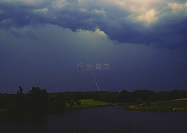 風暴,閃電,黑暗