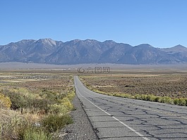 路,沙漠,孤單