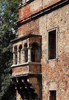 废墟,建筑,城堡