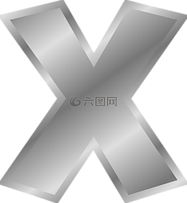 英語,使用字母,x