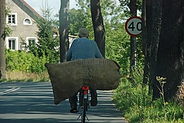 自行車,運(yùn)輸,袋