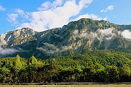 性質(zhì),山,全景