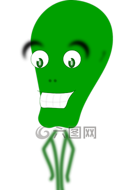 外星人,站在,空間