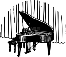 鋼琴,前,開放