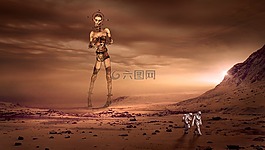 幻想,火星,居民