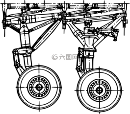飛機,著陸,齒輪