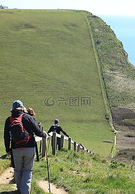 侏羅紀,coastpath,懸崖