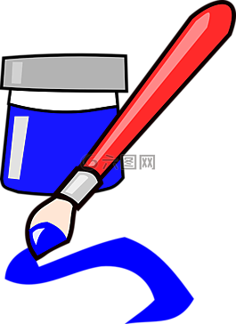 畫筆,墨水,漆