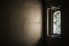 窗口,老,棄