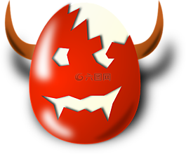 紅色,南瓜,復(fù)活節(jié)