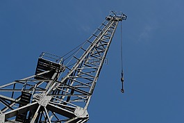 起重機,吊臂,天空