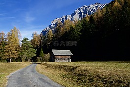 山,高山,秋季