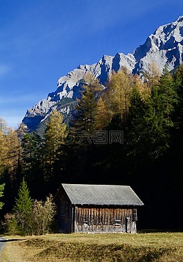 山,高山,秋季