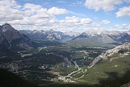 加拿大,山,洛基山