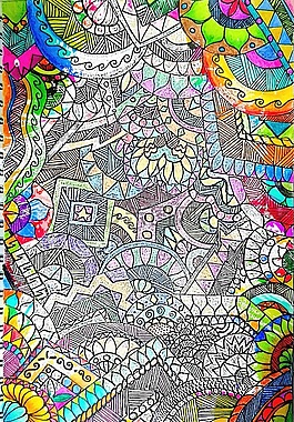 素描,顏色,白