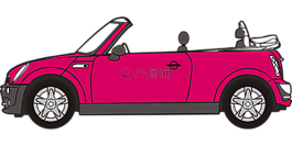 車,粉紅色,車輛