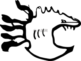 魚(yú),口,開(kāi)放