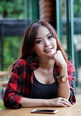 肖像,快樂(lè),女子