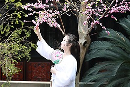 古裝,少女,中國