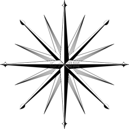 風(fēng),玫瑰,指南針